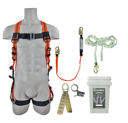 SAFEWAZE FS-ROOF-P Roofing Fall Protection Harness Kit