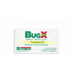 First Aid Only 18-850 BugX DEET FREE Insect Repellent Wipes, Multiple Package Values Available
