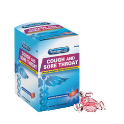 First Aid Only 90034 PhysiciansCare Cough and Throat Lozenges - Sold By 125x1/Box