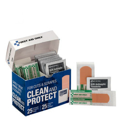 First Aid Only 90966-001 Clean and Protect Wound Care Kit - Sold By Each