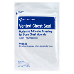 First Aid Only 91194 Vented Chest Seal - Sold By Each