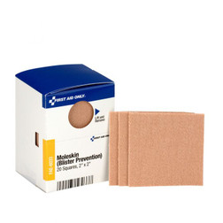 First Aid Only FAE-6033 SmartCompliance Moleskin Blister Bandages  - Sold By 20/Box