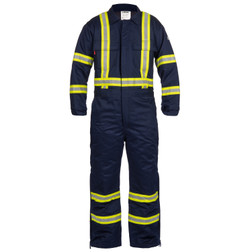 Lakeland FR NIC08RT13 Safety Coverall with Reflective Trim - Sold by Each, Multiple Sizes Available