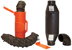 Air Systems SV-CUPCND Confined Space, Conductive 8” Saddle Vent® Centrifugal Pneumatic Blower Kit