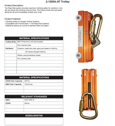 FrenchCreek 2-1200A-AT Climbing Trolley - Each