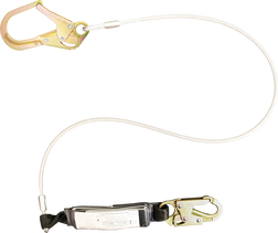 FrenchCreek 474A Wire Rope Shock Absorbing Safety Web Lanyard - Each
