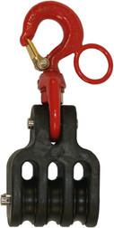 Hastings 11051 Single Insulated Tackle Block, Multiple Number of Sheaves Available - Each