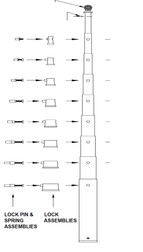 Hastings A12011 Lock Pin & Spring Assembly - Each