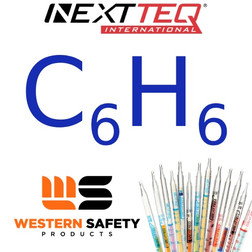 Nextteq NX111L Benzene Detector Tubes, 0.1-75 ppm - 10/Pack