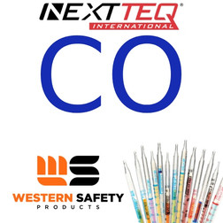 Nextteq NX119SA Carbon Monoxide In The Presence Of Ethylene And Nitrogen Oxides, Color Intensity Detector Tubes, 10-1000 ppm - 10/Pack