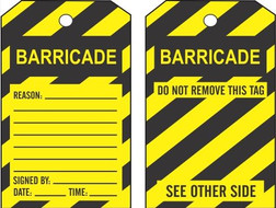 Safehouse Signs VT-154 General Accident Prevention Tag - Sold By 25/Pack