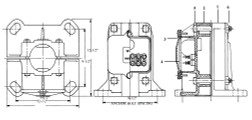 Western Cullen Hayes 2146-A-12 Junction Box Split Base Assembly - Sold By Each