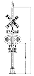 Western Cullen Hayes A479-50-0113 Highway Crossing Signal - Sold By Each