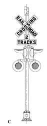 Western Cullen Hayes A479-50-0124 Highway Crossing Signal - Sold By Each