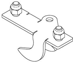 3M DBI-SALA 7400089 Perpendicular I-Beam HLL Stanchion Intermediate Bracket - Each