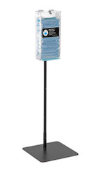 Rack'Em 4205 Free Standing Pole Locking Face Mask Dispenser - Sold by Each