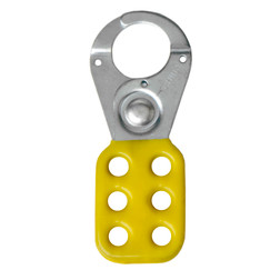 Rack'Em 5512 Standard Style Lockout Tagout Hasp, Multiple Opening Size, Length Values Available - Sold by Each