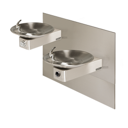 Haws 1011MSHO Wall Mount Hi-Lo Touchless/Pushbutton Drinking Fountain