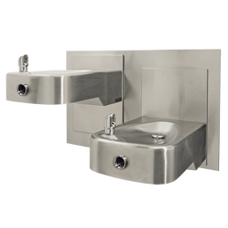 Haws 1117LHO2 Wall Mount Hi-Lo Touchless Dual Adjustable Drinking Fountain