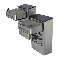 Haws 1202S Wall Mount Hi-Lo Non-Filtered Water Cooler