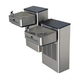 Haws 1202SFH Wall Mount Hi-Lo Filtered Touchless Water Cooler