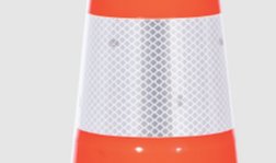 JBC 3M33404CT Reflective Traffic Cone Collar, Wide Body, 18/28 in L - Each