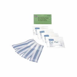 Honeywell 020300 Eye Dressing Pad with Adhesive Strips, White - 4/Unit