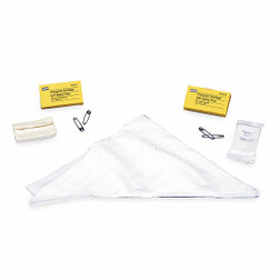 Honeywell 020374 Unbleached Triangular Bandage, Cotton Cloth, White - 1/Unit