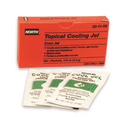 Honeywell Cool Jel 021155 Topical Cooling, 1/8 oz, Pouch - 6/Unit