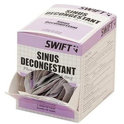 Honeywell Swift 2106100 Sinus Decongestant, Tablet - 50 Envelopes/Box