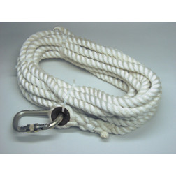 Honeywell Miller 194R-2/50FTWH Rope Lifeline with Thimble, 310 lb, 1 - Each