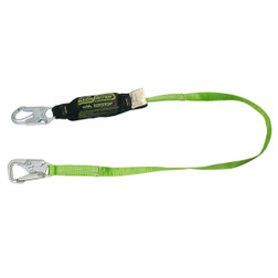 Honeywell Backbiter 913B/6FTGN Cordura Web Shock-Absorbing Lanyard, 310 lb, 1 - Each