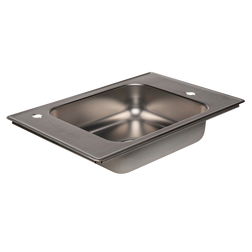 Haws 4210 18 Gauge Stainless Steel Deck Sink