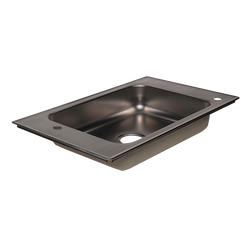 Haws 4230 Satin Stainless Steel Deck Sink