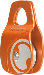 Skylotec H-067 Orange Aluminum/Stainless Steel Single Rope Pulley - Each