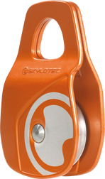 Skylotec H-067 Orange Aluminum/Stainless Steel Single Rope Pulley - Each