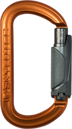Skylotec H-176-TRI Aluminum Orange/Grey Carabiner - Each