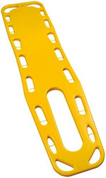 Skylotec SAN-0280 Yellow Acrylonitrile-Butadiene-Styrene Flat Ultra Spinal Stretcher - Each