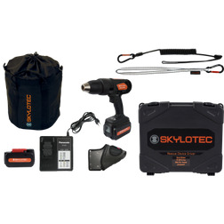 Skylotec Set-260 Rescue Device Driver Kit with (1) A-029-G Rescue Device Driver, (1) A-029-A MILAN 2.0 Power Battery, (1) ACS-0284-02 Long Phone Cable, (1) ACS-0212 MILAN 2.0 POWER Holster, (1) ACS-0230 Locking Strap , (1) ACS-0009-2 Rope Bag - Each