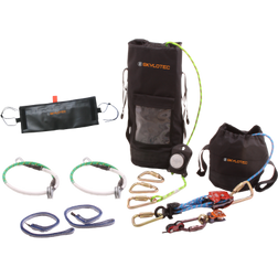 Skylotec SET-900004 One Size Fit All A-330 Escape and Rescue Kit with Deus A-330 Descent Device, 350 ft of 7.5 mm Poly/Tech Rope, (3) Steel Carabiners, 2-ROW 4 ft Anchors, Edge Protector, SMA RTU Kit, Tower Bag - Each