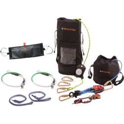 Skylotec SET-900004 One Size Fit All A-330 Escape and Rescue Kit with Deus A-330 Descent Device, 350 ft of 7.5 mm Poly/Tech Rope, (3) Steel Carabiners, 2-ROW 4 ft Anchors, Edge Protector, SMA RTU Kit, Tower Bag - Each
