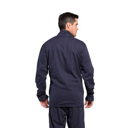 OEL AFW012-NJ Navy 88/12 Premium Indura Cotton Blend 12 Cal/cm2 Standard Jacket - Each