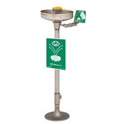 Haws AXION® MSR 7777 Pedestal Mount Corrosion Resistant Eye/Face Wash Station
