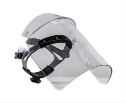 Oberon 128 Polycarbonate Clear FACE-FIT Basic Complete Chemical Resistant Face Shield