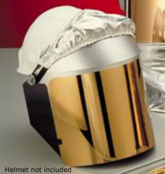 Oberon 3125B Polycarbonate Clear Gold FACE-FIT Heat Reflective Face Shield