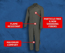 Oberon CRKIT2 Green Nomex Fabric Clean Room Arc Flash Kit