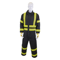 Oberon GES8-CVL-ES Black Kevlar Strap GES8+ Gas Extraction Coverall with Escape Strap