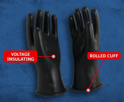 Oberon GLVKT-BRC Rubber Electrical Gloves Kit