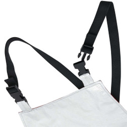 Oberon HR-PB-BIB Silver Aluminized PBI/Kevlar/Moisture Absorbing Cotton Heat Reflective Bib Overall