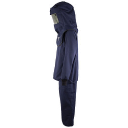 Oberon LAN2STB-ES Navy Blue Fiber/Kevlar Strap LAN Arc Flash Suit Set With Escape Strap